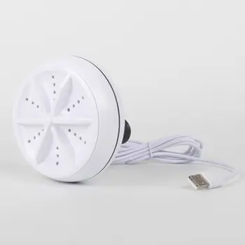 Mini Ultralyd Vaskemaskine Bærbare Turbo Personlige Roterende Skive Praktisk Rejse Hjem Business Travel USB