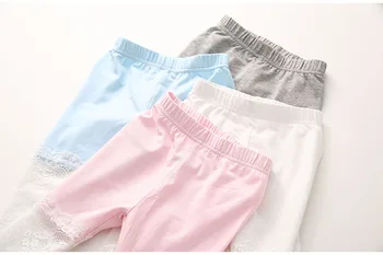 Mode 2019 Nye Børn Piger Leggings Baby Kid comfort-Elastiske Bukser Pige blomst Småbørn Bukser Hot 4colors