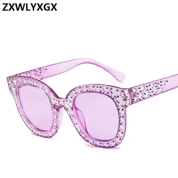 Mode-Cat Eye Solbriller Kvinder Brand Designer Briller solbriller Kørsel Hule Nuancer Kvindelige Retro Frame Briller UV400