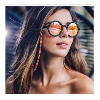Mode Retro Farverige Kvinder brille Rem Solbriller Bomuld Hals Snor, som Holder Brillerne på Snoren Holder 12pcs/masse