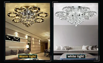 Moderne luksus crystal led-loftsbelysning lys stue, soveværelse belysning kreative restaurant Loft lampe AC110-240V