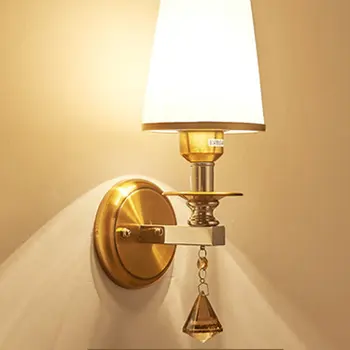 Moderne Minimalistisk Led Krystal Væg Lampe Til Soveværelset, stuen TV Baggrund Væggen Hjem Dekoration B010