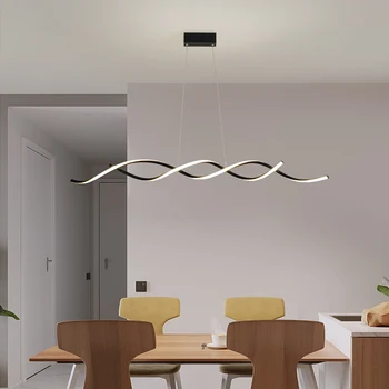 Moderne og Kreative LED Pendel Til Spisestue Køkken Bar Hængende Suspension Armatur Sort/Hvid Deco LED Pendel