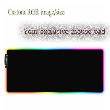 MRG Oppai musemåtte Anime Pige Sexet Poba Stort LED 7-farve RGB Belysning Gaming Mouse Pad, Rubber skridsikker Fortykkelse Tablemat