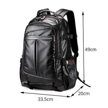 Mænd ' s Rygsæk Vandtæt laptop bagback høj kvalitet multifunktions-Business taske rejsetasker computer rygsæk syntetisk læder