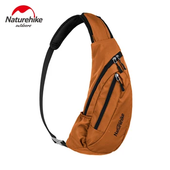 Naturehike Udendørs skuldertaske fritid turisme fitness sportstaske Stor kapacitet brystet pack riding rygsæk NH23X008-K