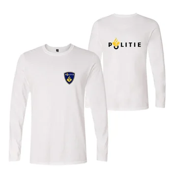 New Holland hollandsk Politi, Politie Særlige Swat Enhed Kraft Trykte t-shirt fashon harajuku t-shirt Brand tshirt toppe tøj
