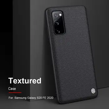 Nillkin til Samsung Galaxy S20 FE 2020 tilfælde bagcoveret Tekstureret beskyttende Nilkin nylon fiber TPU PC tilfælde