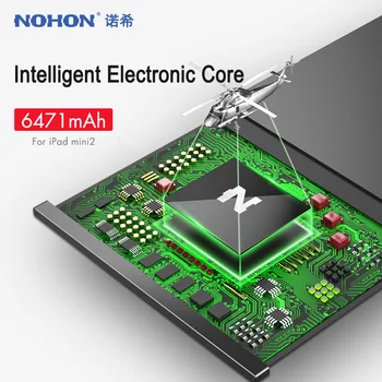 NOHON Batteri Til Apple iPad Mini 2 3 A1489 A1490 A1491 A1599 Mini2 Mini3 6471mAh Udskiftning af Lithium-Polymer-Batería Gratis Værktøjer