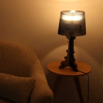 Nordisk Bordlampe I Enkel Moderne Opholdsstue, Skrivebord Dekoration Bordlampe Sort Hvid Bordlampe Soveværelse Sengelampe