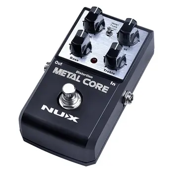 Nux Metal Core Distortion-Effekt-Pedal Tone Lock Forudindstillede Funktion Elektrisk Guitar-Pedal