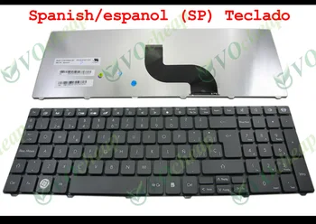 Ny Bærbar tastatur til Gateway NV53A NV55C NV59 Serie NV59C Sort spansk/espanol (SP) ES Teclado - V104730DK2 SP