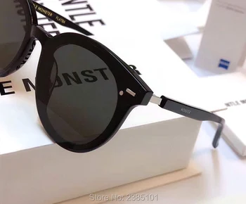 Ny Mode Korea Brand Design BLID Solbriller Øst Måne Sol briller Kvindelige Runde Briller Mænd kvinder Oculos Gafas De Sol