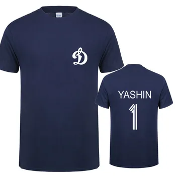 Ny Mode Lev Yashin T-Shirts, Toppe Mænd Kort Ærme Bomuld Mand DYNAMO MOSKVA T-shirt t-shirt Tee DS-011