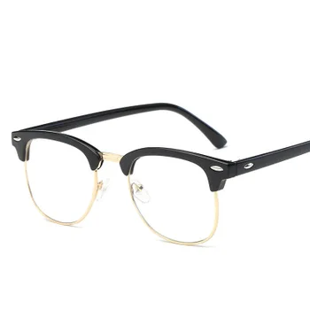 Ny Retro Klare Glas Ramme Gennemsigtige Optisk Nærsynethed Briller Gratis fragt