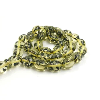 Ny stil Grøn Sesam Harpiks Tasbih Muslimske Bøn Perler armbånd gave islamiske smykker arabisk mode misbaha