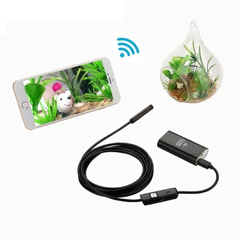 Ny WIFI Endoskop Mini HD 720P 8mm Linse, 1m 2m 5m Kabel-Vandtæt Slange Inspektion Endoskop Kamera til Iphone IOS Android