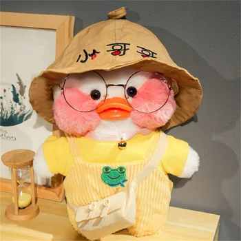 Nye Kawaii Duck Plys Legetøj Søde Dyr Gul Duck Blødt Hår Dukke Toy Jul, Fødselsdag, Gave, Børn, Pige Dekoration Lalafanfan