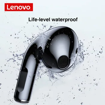 Nye Lenovo LP40 Trådløse Bluetooth Hovedtelefoner TWS Øretelefoner IP54 Vandtæt headset, HiFi Trådløse Headset Med Mic Sport øre-knopper