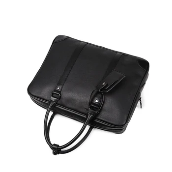 Nye mænd rejsetaske Høj kapacitet PU læder laptop taske Multi-funktionelle, af høj kvalitet læder håndtaske