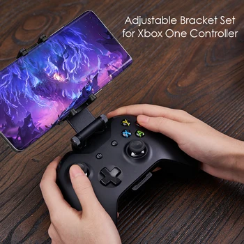Nye Strækbar Cell Phone Clip Stå Spillet Hånd Greb Mount til Xbox/Elite Controller Gamepad Justerbar Vinkel mobilholderen
