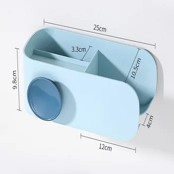 Nyt Badeværelse med hårtørrer Opbevaring Hylde hårtørrer og Gratis Punch Toilet Arrangør Rack Multifunktionelle væghængt Opbevaring Rack