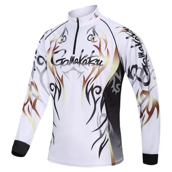 Nyt Mærke Gamakatsu Fiskeri Shirts Udendørs Sport Hurtig Tør Herre Fiskeri Tøj Plus Size Anti Uv-Cykling Fiskeri Vest