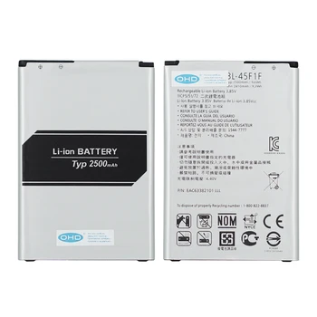 OHD Nye Originale BL-45F1F Batteri Til LG k8 K4 K3 M160 LG Aristo MS210 2410mAh X230K M160 X240K LV3 (2017 version K8) 2500mAh