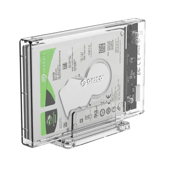 ORICO 2,5 tommer Gennemsigtige USB3.0 Harddisk Tilfældet med Stå 5Gbps HDD Tilfælde USB-C Harddisk Tilfælde Støtte 10Gbps UASP