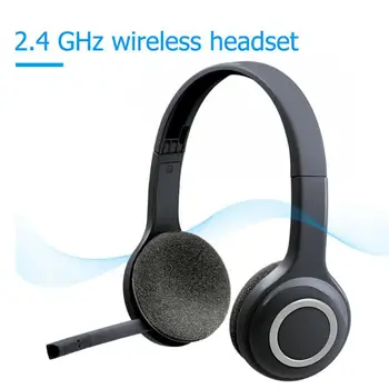 Original Logitech H600 Trådløse Headset 2,4 GHz Over-The-Head Stereo Gaming Bærbare Øretelefoner med Mikrofon