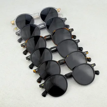 OV5585 Høj Kvalitet vintage polariserede solbriller kvinder 2020 Brand Designer Runde solbriller til mænd Retro Mode Solbriller