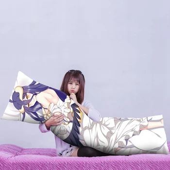 Overlord Albedo Tegn sexet pige Anime Pude Dække hot anime albedo Trykt Smide pudebetræk krop Pudebetræk Dakimakura