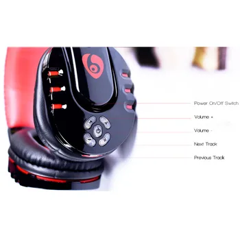 OVLENG V8 Bluetooth Gaming Headset Hovedtelefoner med Mikrofon Til Stereo Hovedtelefoner Dyb Bas til PC Gamer Computer c0523
