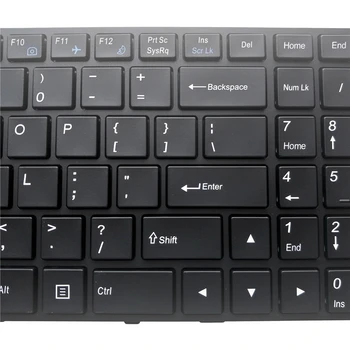 OVY baggrundslys tastatur til Clevo N150 RD N150SD N151 SC N155 N170 RD sort udskiftning tastaturer og ramme dansk brand nye