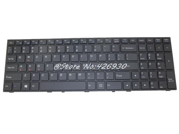 P650 Tastatur Til CLEVO P650 P650SA MP-13H83USJ4306 6-80-P6500-012-1 Usa USA Med Sort Ramme Og Baggrundsbelyst