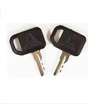 Par (2 nøgler) Keyman for John Deere Gator Key-nøglen til Bobcat, John Deere, Gehl, Multiquip, varenummer 131841