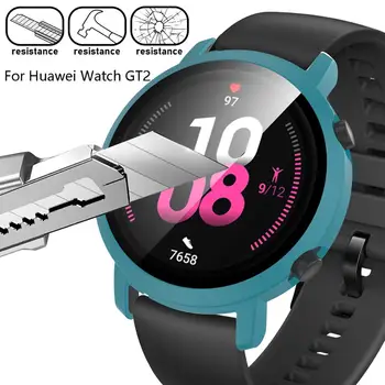 PC Sagen for Huawei ur GT 2 46mm 42mm smart ur dække HUAWEI GT2 Mat Skærm Protektor dække kofanger Tilfælde tilbehør