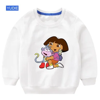 Piger Sweatshirt søde Foråret Kids tøj Sweatshirt til Børn Animationsfilm Hættetrøjer Dreng Pige Fødselsdagsgave Tegnefilm Sweatshirts