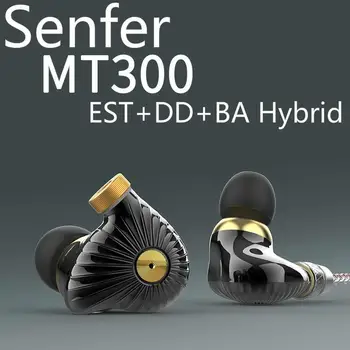 PIZEN Senfer MT300 TDK EST Knowles BA Dyanmic Hybrid høretelefoner I Øret DJ HIFI Earplhone Overvåge INTERNET explorer-vedligeholdelse med MMCX patent kabel IE800