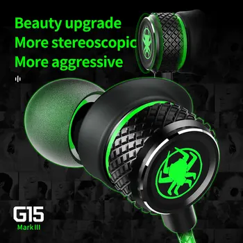 PLEXTONE G15 Nye produkt opgradere 3,5 mm in-ear kablede gaming hovedtelefoner med mikrofon til støjreduktion musik metal magnetisk headset