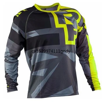 Racing Track Jersey Motocross Motocross jersey mx downhill ropa mtb mountainbike-shirt iberegnet Motor cross tøj