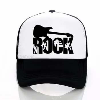 Rock band baseball cap rock, hip hop cap Herre snapback hat Brev Casual DJ ROCK far hat