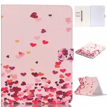 Rose Butterfly Mælkebøtte Print-Klip-Pu-Læder etui smart cover til Apple iPad 5 Ipad5 tablet stand case Til Apple ipad, Air 1 #