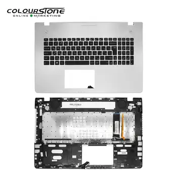 RUSLAND Sort med cover C Laptop tastatur notebook RU tastatur til ASUS N76 Baggrundsbelyst Tastatur