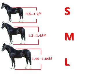 S/M/L Justerbar Ridning Udstyr Halter Hesten Tøjlen, Med Lidt Og Tøjler Bælte Til Hest Equestrian Tilbehør Bløde Tykkere