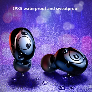 S9 TWS Bluetooth-5.0 Trådløse Mini HiFi In-Ear Høretelefoner, Earbuds til iOS Android-Telefon tilbehør til Trådløse Hovedtelefoner