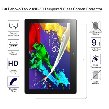 Screen Protector Tab 2 A10-70 Hærdet Glas til Lenovo Tab 2 a10-30 X30F X30L Tablet-10.1 tommer Skærm, Glas tb2-x30l x30 Glas