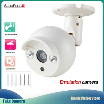 SecuPlug+ Indendørs Falske Kamera Smilende dummy simulering kamera overvågning kamera Model CCTV Sikkerhed vandtæt kamera FC