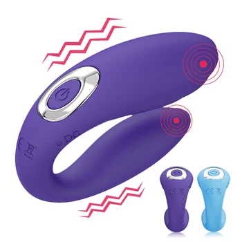 Sex Legetøj U Type Dildo Vibrator 10 frekvens Vibrerende Anal Plug VaginalMassager Klitoris Stimulator Vibrator Trusser Masturbator