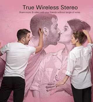 SHAOLIN TWS Trådløse Hovedtelefoner Bluetooth Hovedtelefon sport Earbuds Headset Med Mic Ørestykket Til Iphone Xiaomi Samsung, Huawei oppo